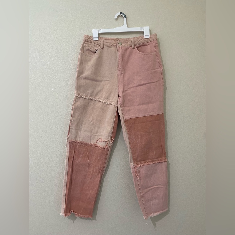 Pink jeans